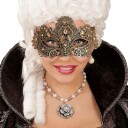 Widmann Halvmaske med strass bronse One size 08491