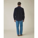 Lexington Clothing Casual Cotton Corduroy Shirt   Navy   L