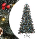  Kunstig juletre med 300 LED grønn 129,5 x 129,5 x 240 cm