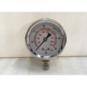 Glyserinmanometer Ø 63 mm RF-hus, 1/4 rg. nedover 0+60 Bar/Psi