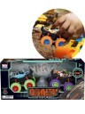 Crazy Trucks lekebiler med store hjul Grønn og Lilla