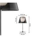 Flos KTribe T1 Bordlampe Fumé Røykfarget
