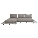 Cane line Sticks sofa m/ sjeselong Alu/light brown