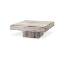Sartoria Coffee Table Silver Travertine