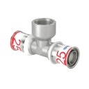 Uponor S-Press Plus T-rør 20mm med Innvendig Gjenge for Gulvvarme og Vannsystemer
