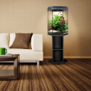 Søylebord til 6 kantet glassakvarium - 32xh60cm