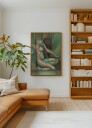 Contemplative Cubist Woman Plakat / 21x30