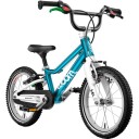 Woom Go 2 Barnesykkel 14" - Metallic Blue, Lett 5,3 kg, For Barn 3-4,5 År