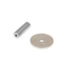 Neodym ring-magnet Ø 6,5/2 mm x 20 mm | Diametrisk polarisering
