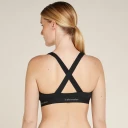 Icebreaker Women's Merino 125 Cool-Lite Sprite Racerback Bra Black XL