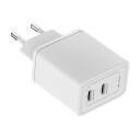 DACOTA PLATINUM 45 W GAN DUAL PORT USB-C HURTIGLADER, HVIT