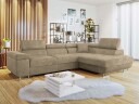 Gabina 4 seters sovesofa med sjeselong   beige