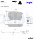 DELPHI LP3824 Bremseklosser