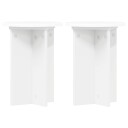vidaXL Planteholder 2 pcs Hvit Ø29,5 x 40 cm Konstruert tre