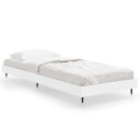 vidaXL Sengeramme hvit 75x190 cm konstruert tre