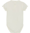 En Fant kortermet body med broderier Egret
