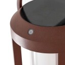 Lucande 2-i-1 LED-vegglampe Tilena rust rund aluminium