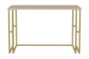 Malem Skrivebord 60x74,8x120 cm   Gull/Brun