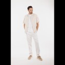 Elton pant White L Linen stretch pants
