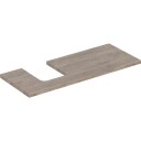 Geberit One benkeplate 119x47,3 cm valnøtt Nøttetre