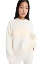 ROTATE Crewneck Sweater   Cream   S