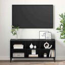  TV skap Svart 69.5 x 30 x 50 cm Konstruert tre