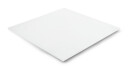 Plexiglass frostet hvit 3mm 200x200mm, 5 ark