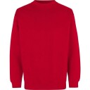 ID Klassisk Sweatshirt Slitesterk Rød