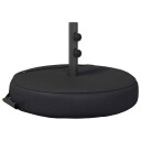 vidaXL Patio parasollfot 50 x 50 cm Stål Svart
