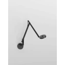 Rotaliana String W2 Vegglampe w/Hull DTW Matt Svart/Svart