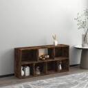 vidaXL Bokhylle r?kt eik 50x25x106 cm