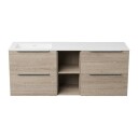 Servantskap FOSSBAD Variant46 B150 for Heldekkende Servant med Venstrekulp 9150202121