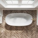 Copenhagen Bath TQ5 badekar 1590x750 mm, Frittstående i Hvit Matt