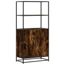  Highboard røkt eik 68x35x139 cm konstruert tre og metall 8721102841101