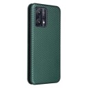 OnePlus Nord CE 2 Lite 5G Flip-deksel Karbonfiber Grønn