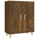 vidaXL Skjenk røkt eik 70x34x90 cm konstruert tre