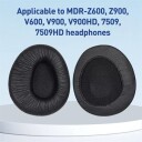 Myke øreputer for Sony MDR Z600 / Z900 / V600 / V900   Svart