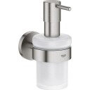Grohe Essentials såpedispenser m/holder Supersteel