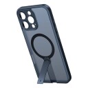 Torras Pstand Spin Deksel for iPhone 16 Pro med Roterende Kickstand - Svart