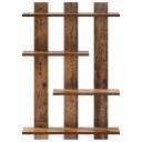 vidaXL Vegghylle Eiketre 61 x 13,5 x 88 cm Konstruert tre