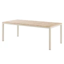 Cinas Mood Extreme spisebord 100x208 cm sandgrå / teak