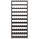  Vinstativ for 77 flasker svart heltre furu