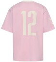 Hummel T skjorte   hmlJR Loose Chevron   Roseate skestork   Hummel   11 12 år (146 152)   T skjorte Beige Rosa