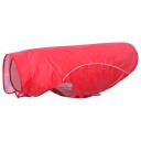 Vidaxl Hunde Regnfrakk Med Refleksstrimler Polyester Rød 4Xl