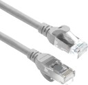 ACT Nettverkskabel Cat6A U/UTP TPE RJ45 Ultrafleksibel 7 m Grå