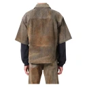 Agolde Herre Skjorter Brun S,