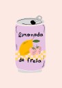 Strawberry Lemonade Can Plakat / 40x50