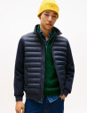 Tommy Hilfiger Mix Media Ess Rwb Stand Collar - Navy - M