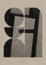 Geometric Harmony Plakat / 100x150cm