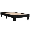  Sengeramme svart 75x190 cm konstruert tre og metall 8721102448553